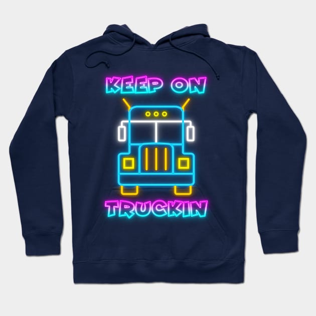 Truck Hoodie by The Design Deck